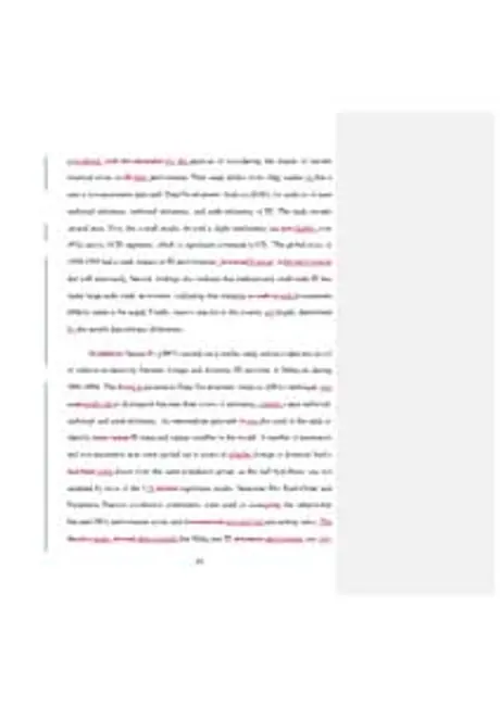 Edited sample, 銀行業: first page of the tracked-changes PDF