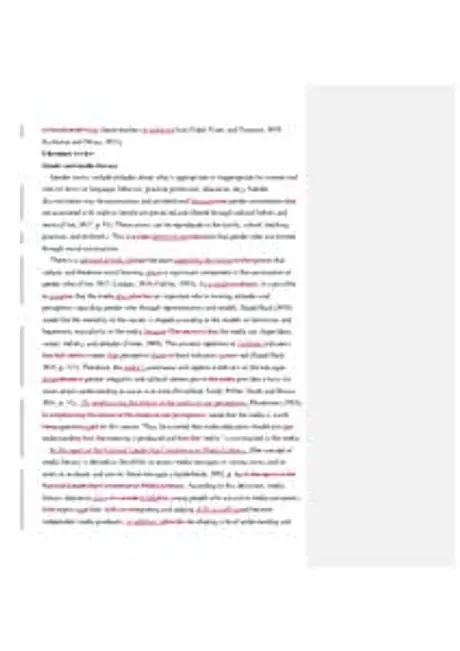 Edited sample, 教育学: first page of the tracked-changes PDF