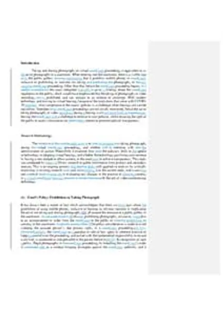 Edited sample, 法学: first page of the tracked-changes PDF