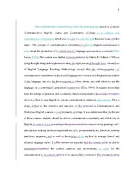 Edited sample, 言語学 1: first page of the tracked-changes PDF