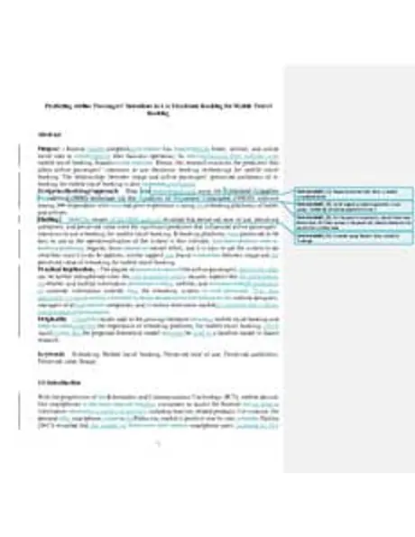 Edited sample, 社会科学 2: first page of the tracked-changes PDF